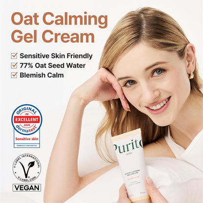 Oat Calming Gel Cream for Sensitive Skin, 3.38 Fl.Oz