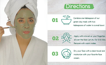 Green Clay Mask | Pore-Refining Facial Detox