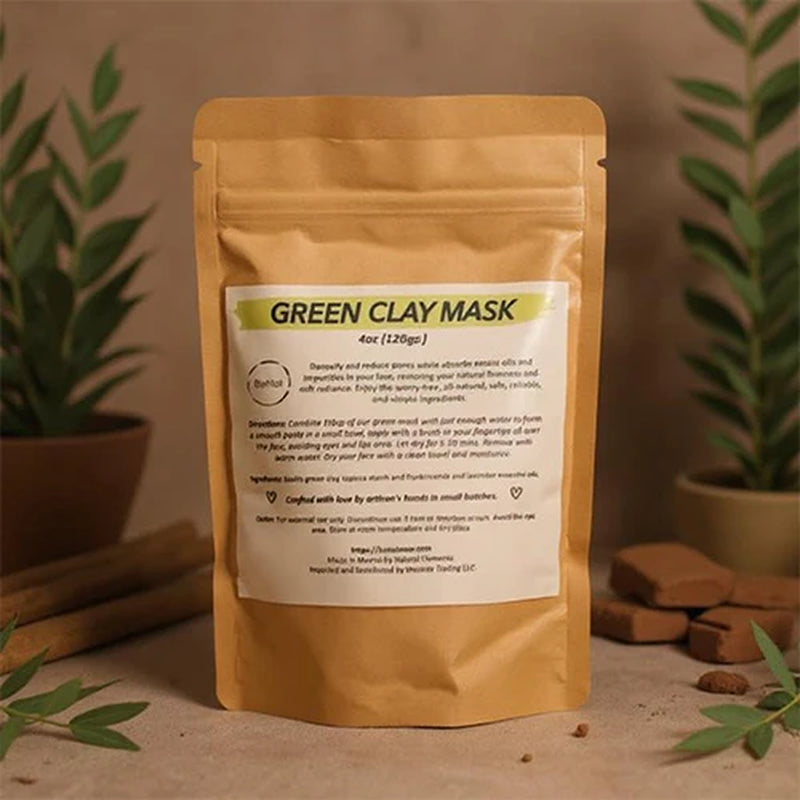 Green Clay Mask | Pore-Refining Facial Detox