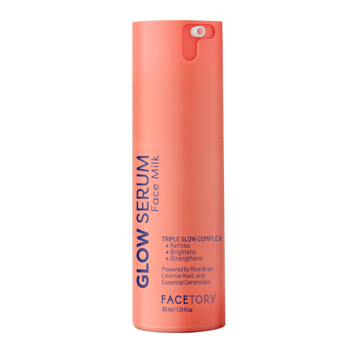 Glow Serum Face Milk – Hydrating Korean Skincare | Face Serum with Rice Bran, Licorice Root & Ceramides | Absorbs Quickly, Softens & Smooths Skin, 30Ml