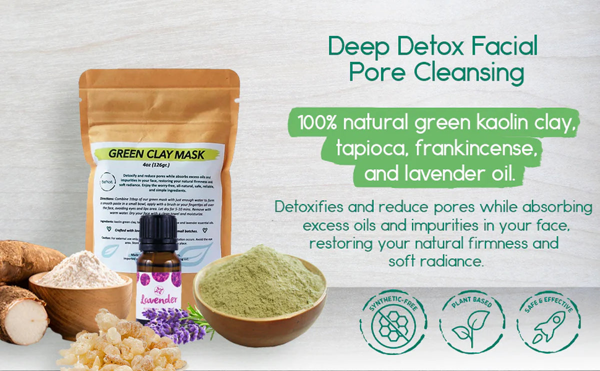 Green Clay Mask | Pore-Refining Facial Detox