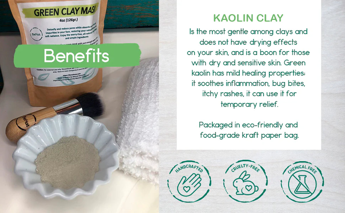 Green Clay Mask | Pore-Refining Facial Detox
